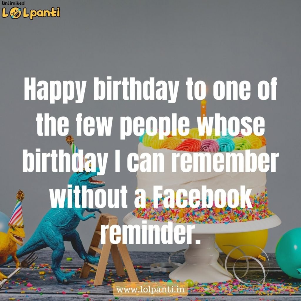 Funny Birthday messages For Friend