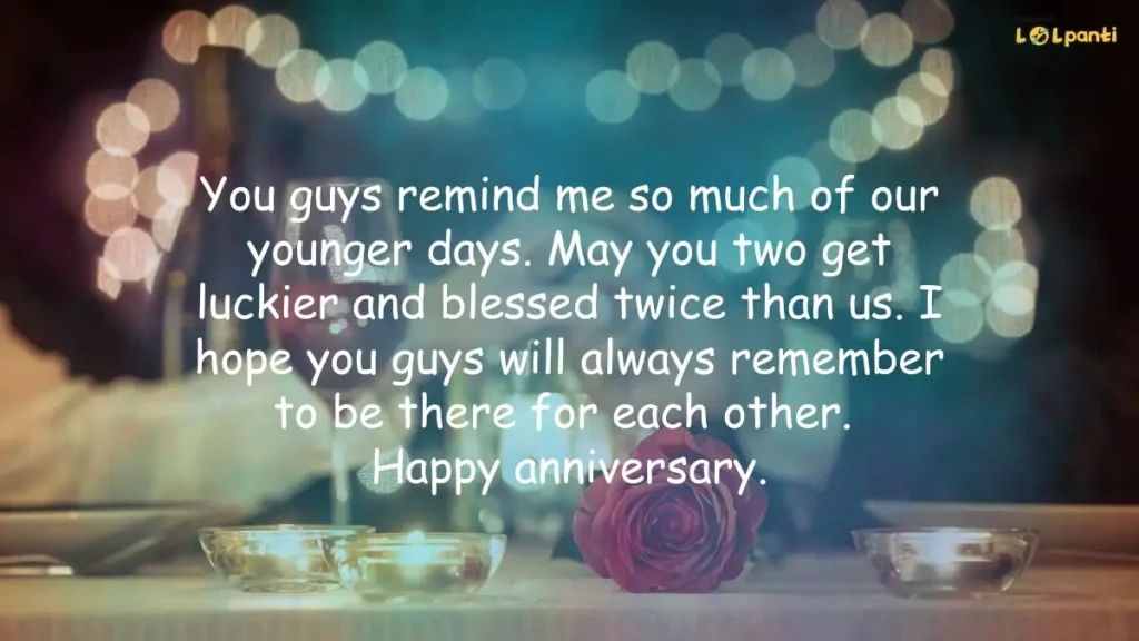 anniversary wishes for daughter and son in law