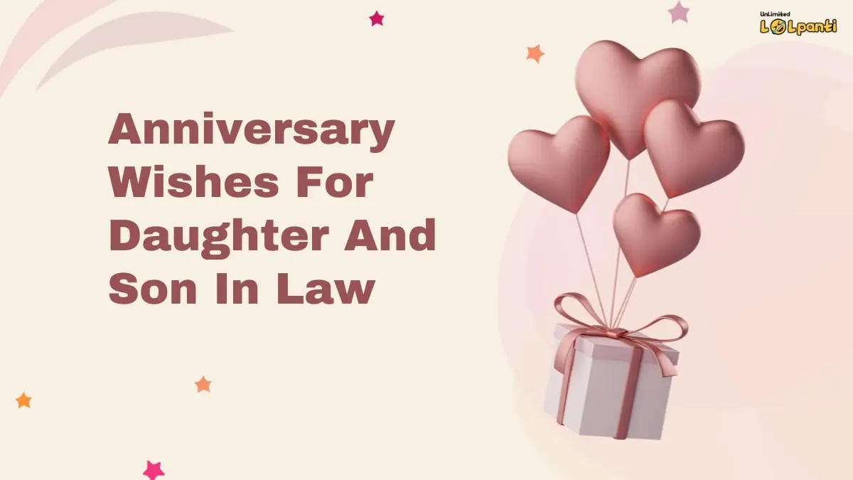 anniversary wishes for daughter and son in law
