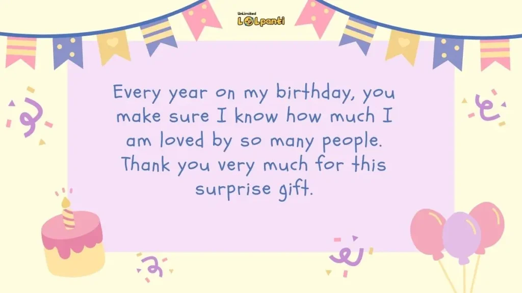thankyou for birthday messages