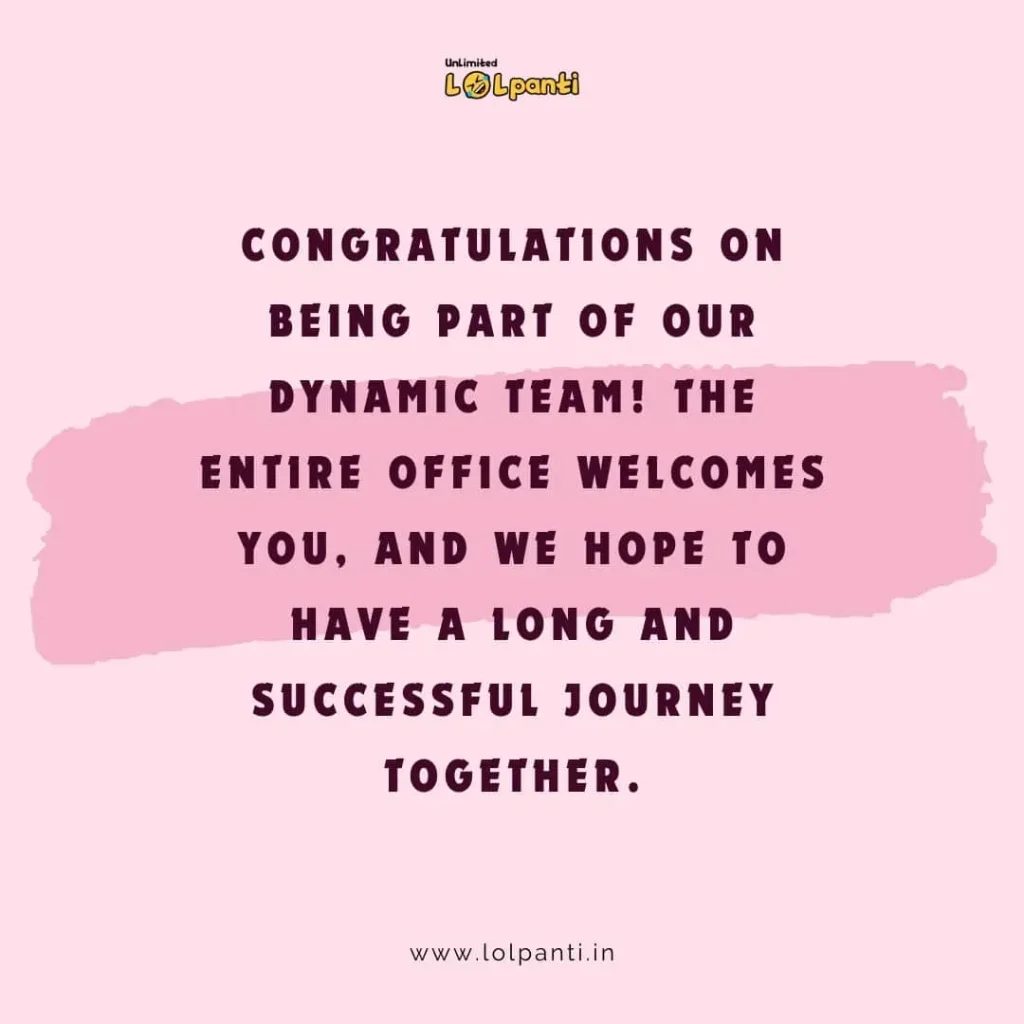 best welcome note	