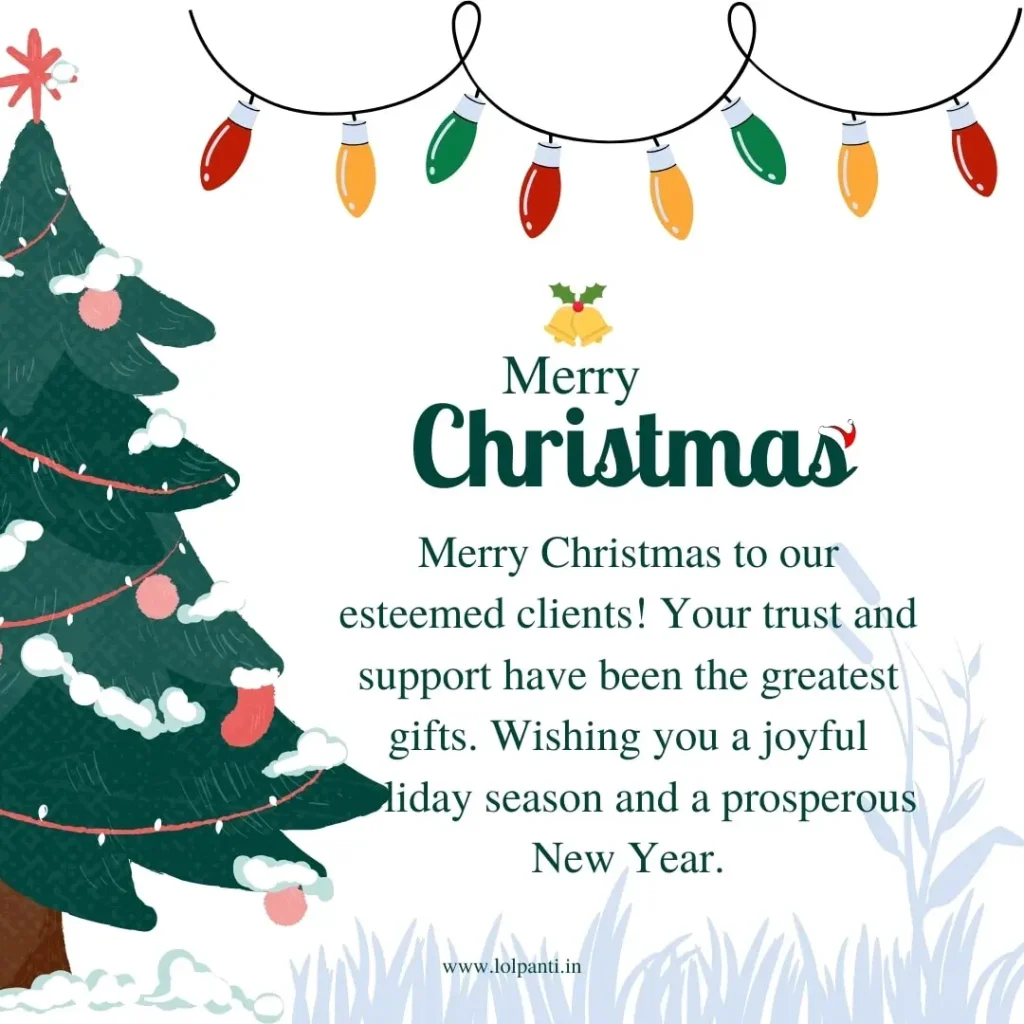 christmas greetings for clients