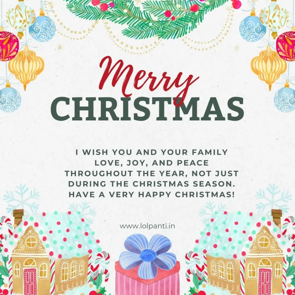 family xmas greetings