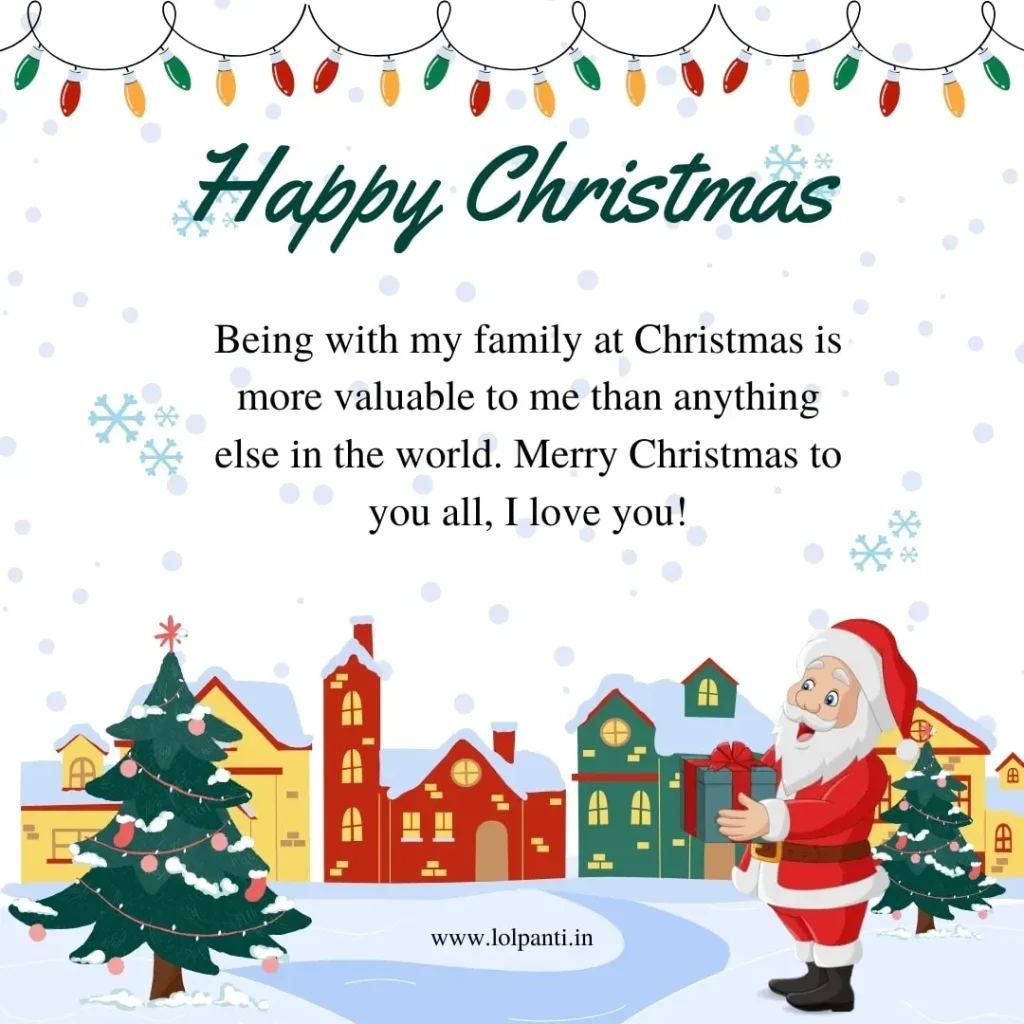 family xmas greetings