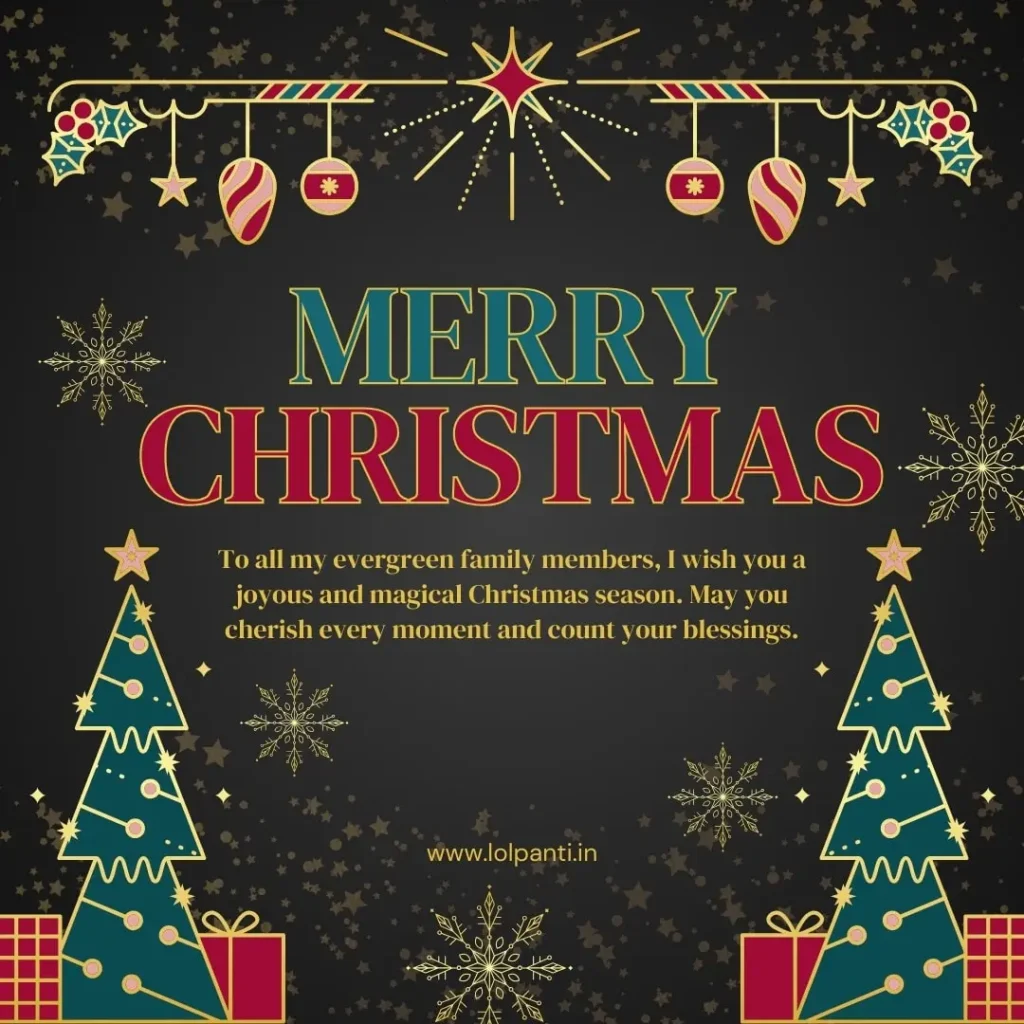 merry christmas family greetings