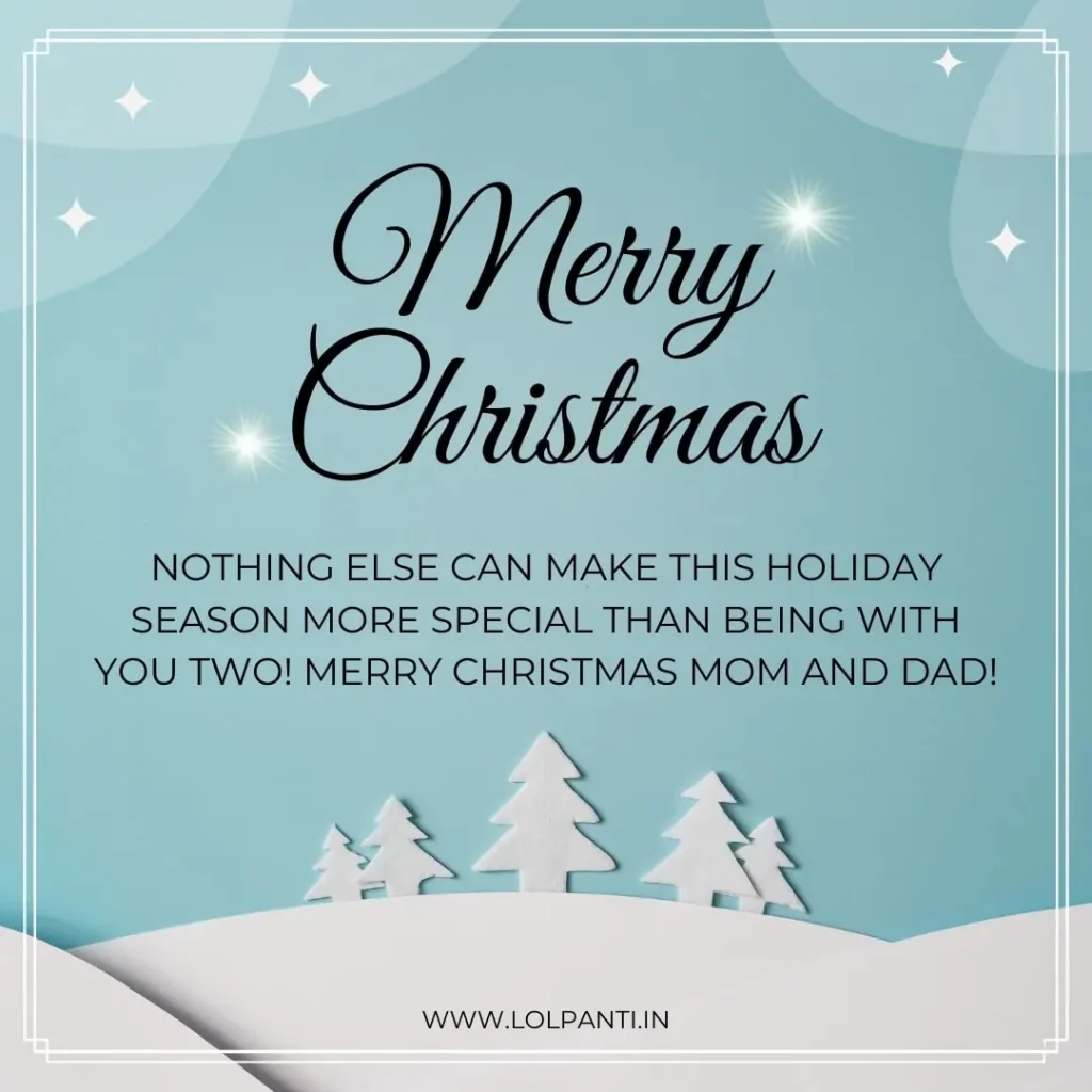 christmas wishes for parents image