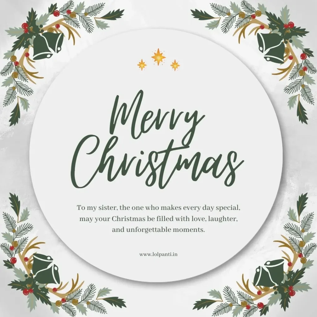 christmas message for religious sisters