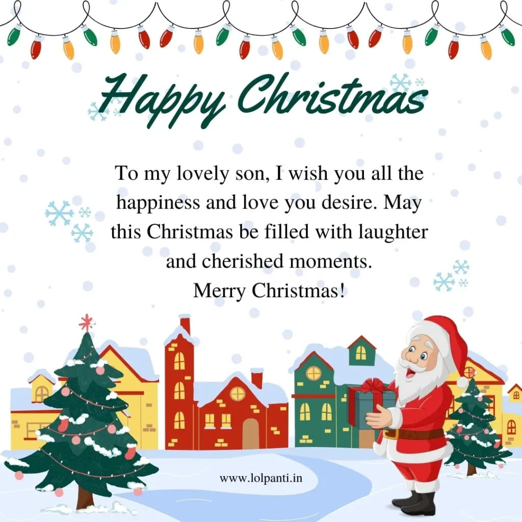 xmas wishes for son