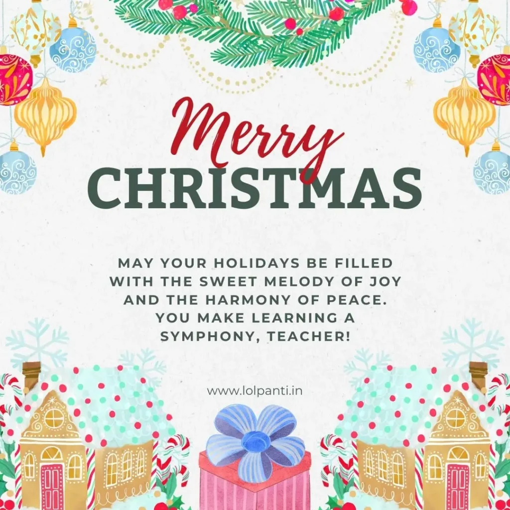 christmas saying for teachers