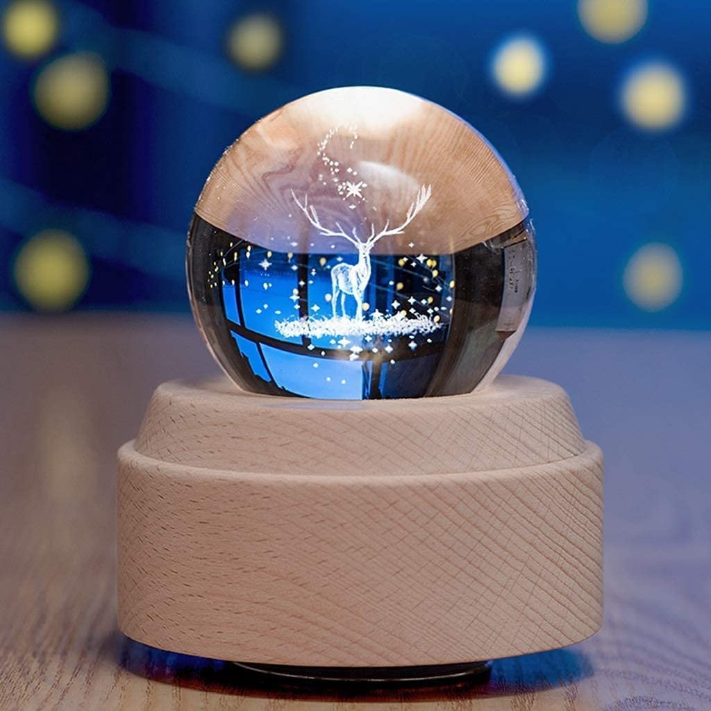 3d crystal ball christmas gift