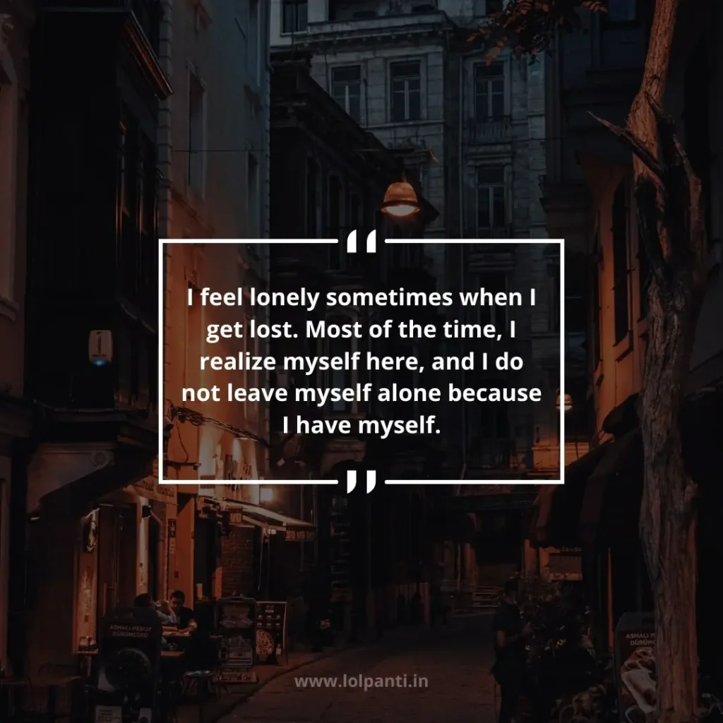 alone messages	