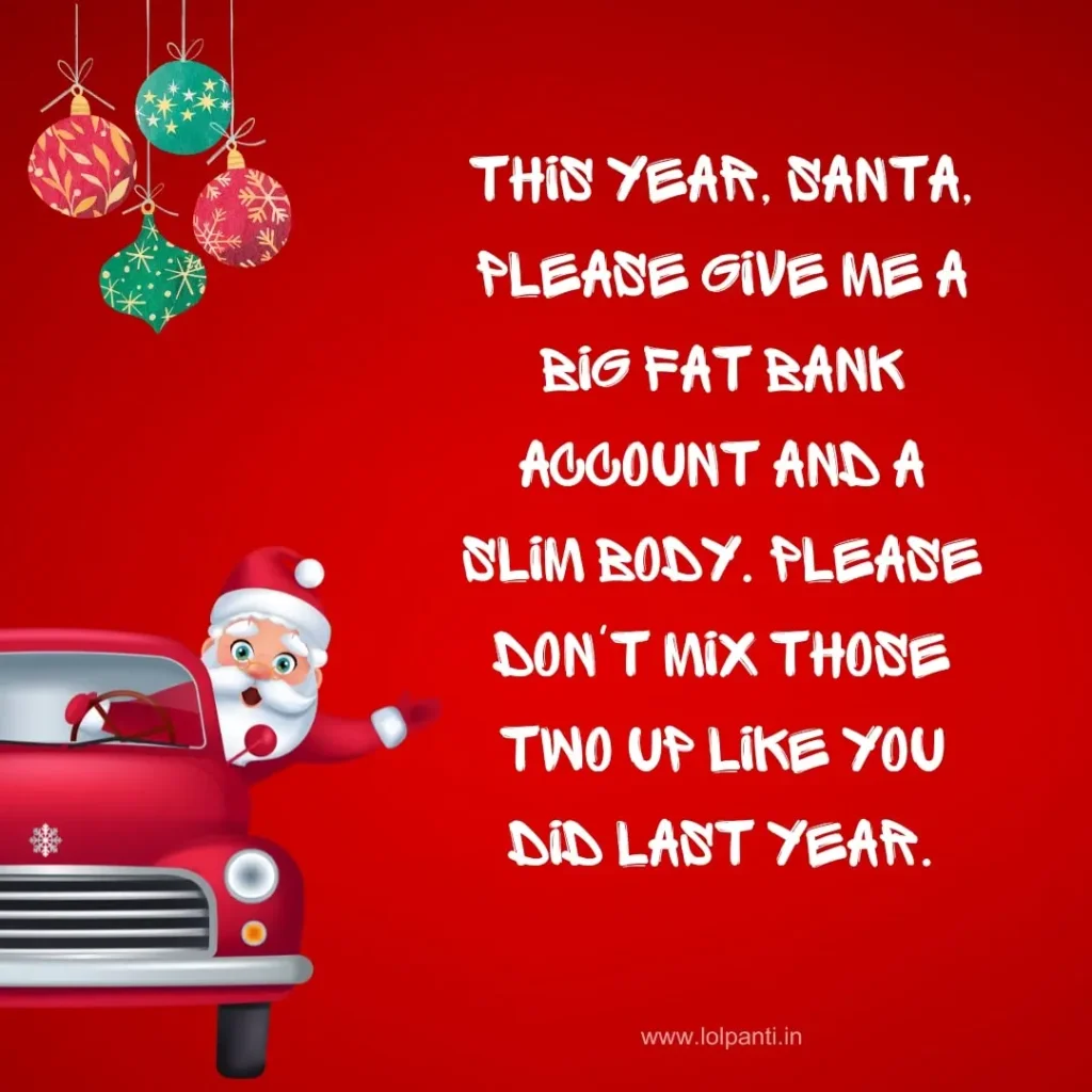 Funny Christmas Wishes