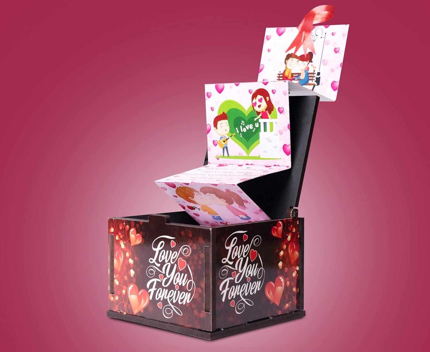 greeting with box