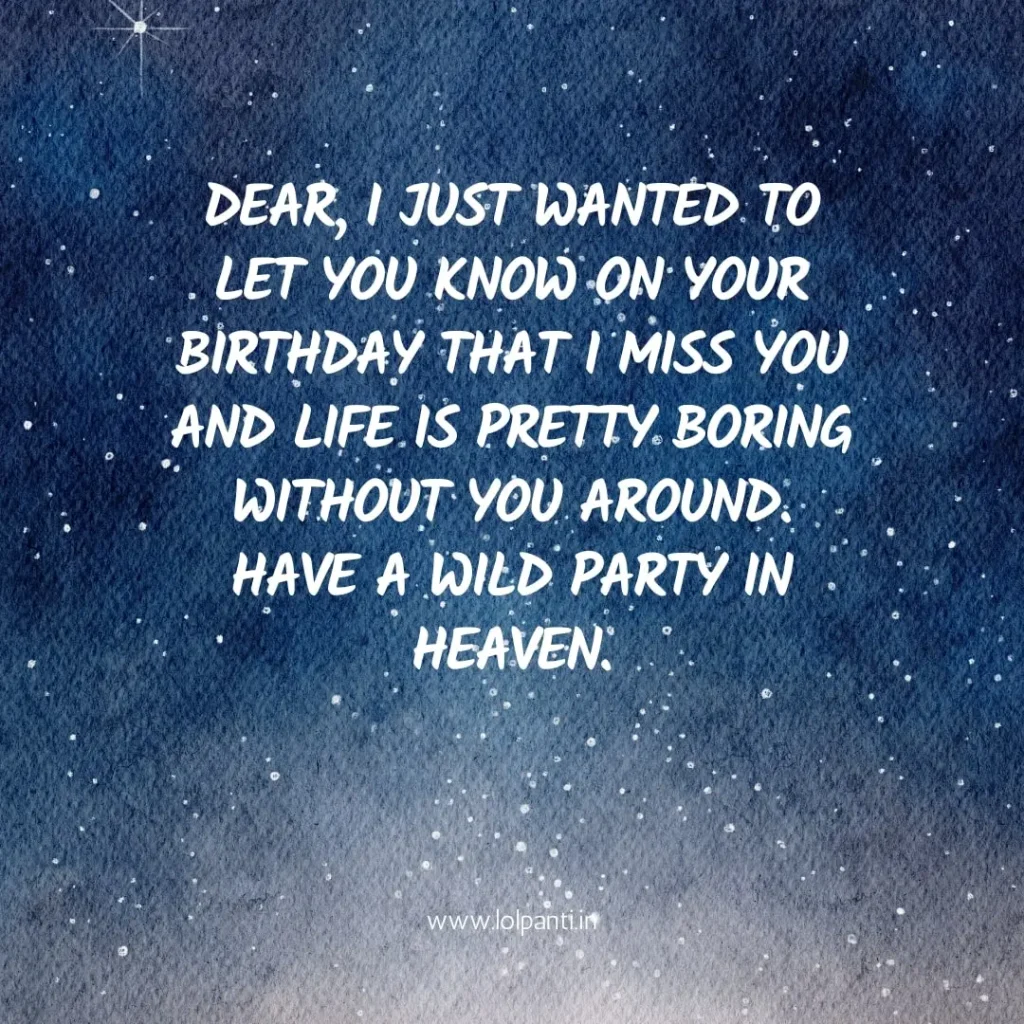 Happy Birthday In Heaven  wishes images