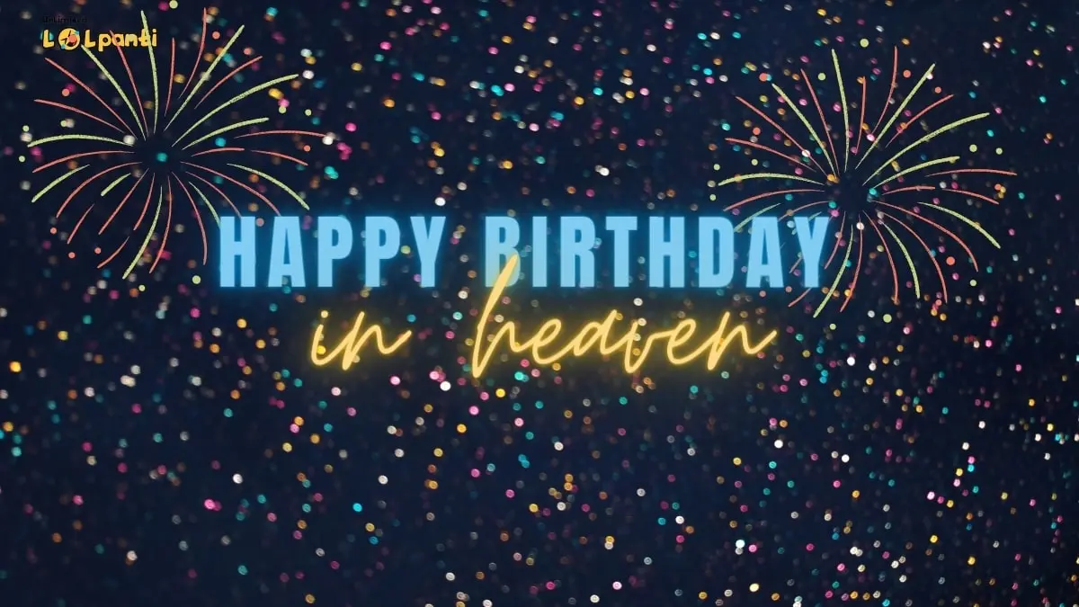 happy birthday in heaven