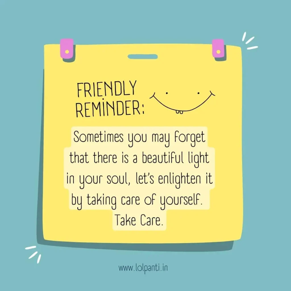 take care messages